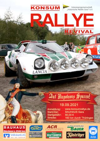 Plakat KONSUM Rallye-Revival 2020 groß